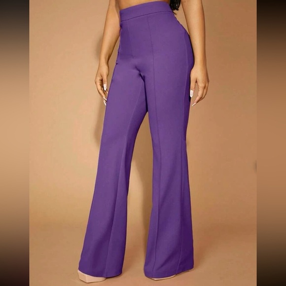 SHEIN Pants - NWT shein sexy solid flare leg pants